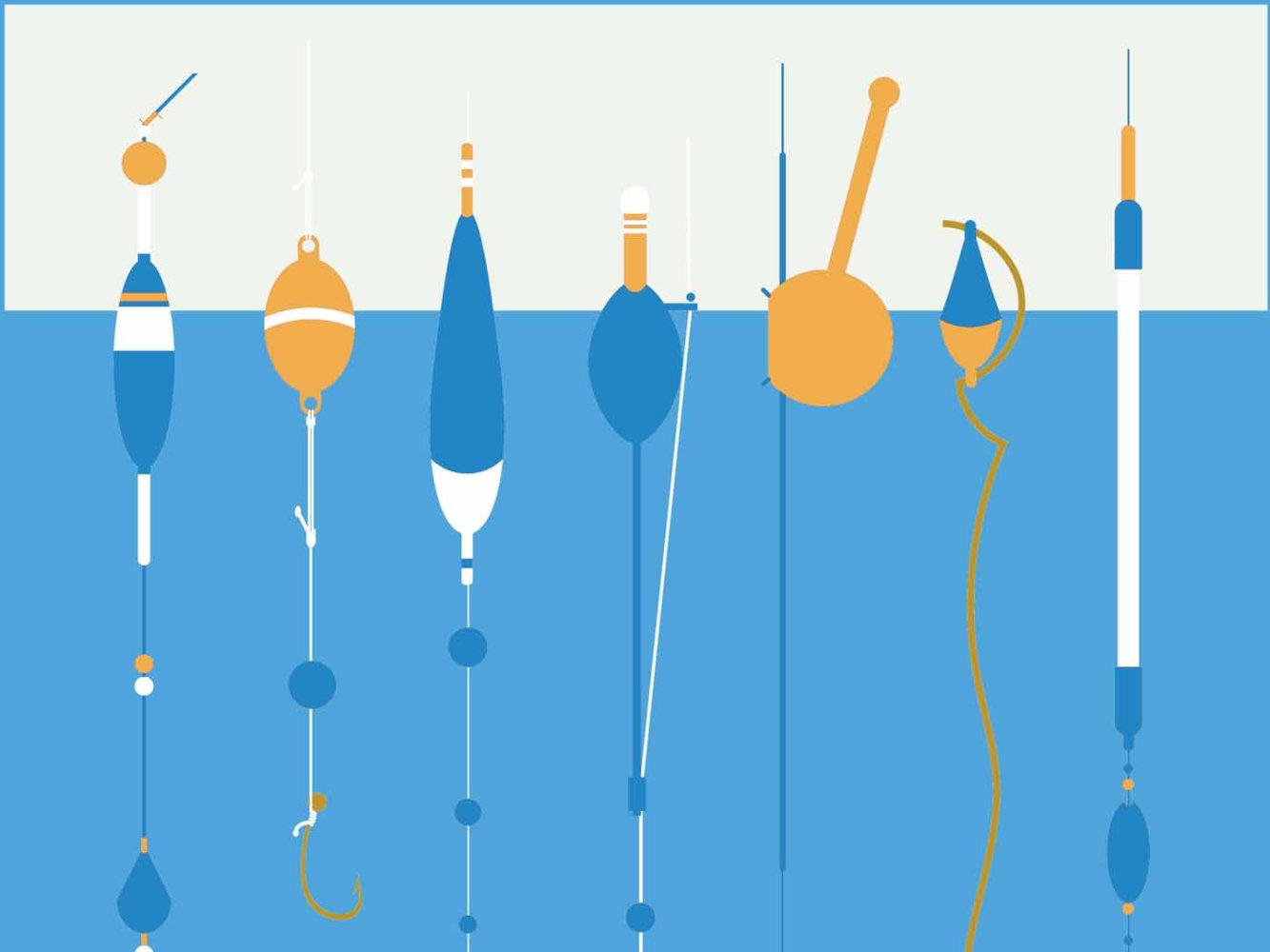 Akcesoria wędkarskie rozłożone na trawie przed wyprawą nad wodę